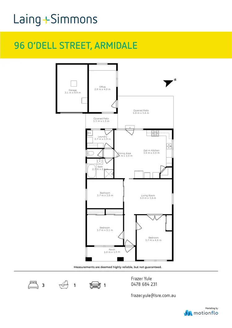 Floorplan of Homely house listing, 96 O'dell Street, Armidale NSW 2350