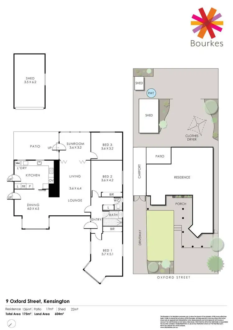 Floorplan of Homely house listing, 9 Oxford Street, Kensington WA 6151