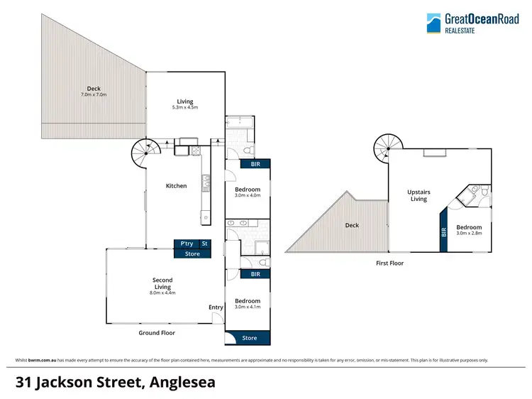 Floorplan of Homely house listing, 31 Jackson Street, Anglesea VIC 3230