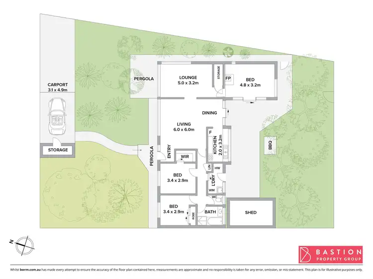 Floorplan of Homely house listing, 20 Levine Street, Evatt ACT 2617