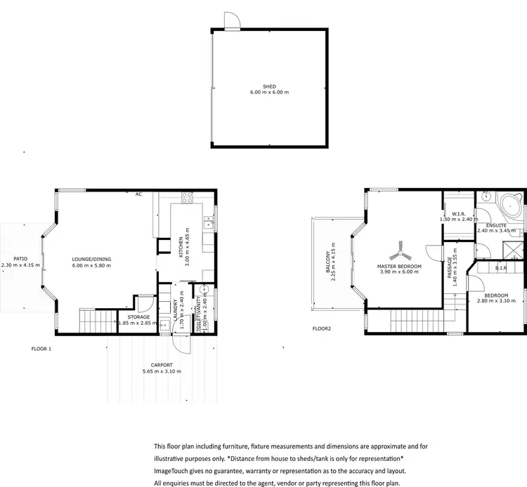 Floorplan of Homely townhouse listing, 2/2 Adelphi Terrace, Port Lincoln SA 5606