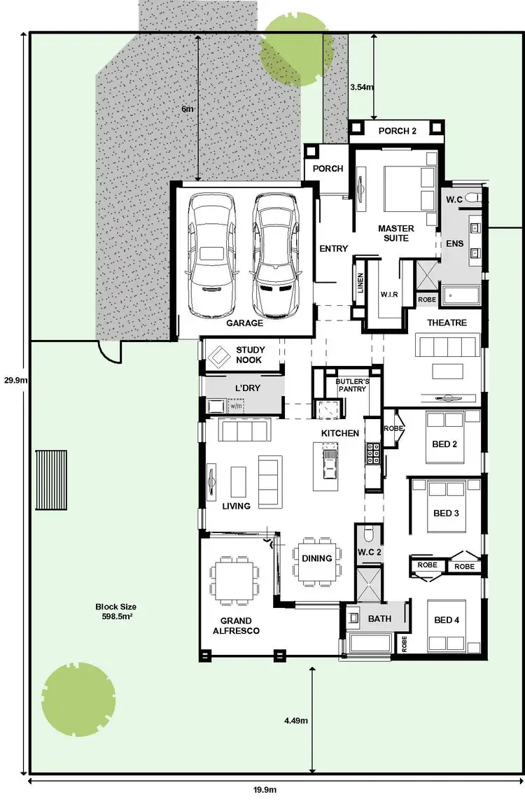Floorplan of Homely house listing, 3 Simmental Street, Lochinvar NSW 2321
