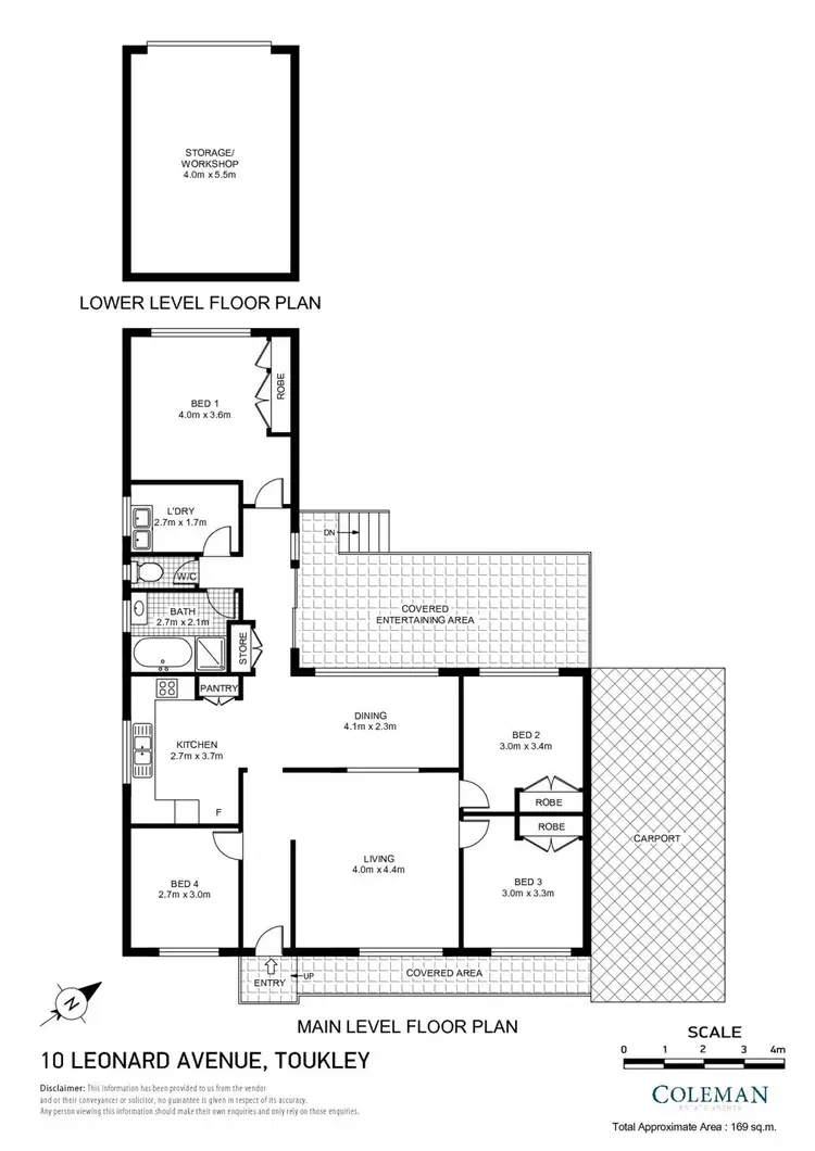 Floorplan of Homely house listing, 10 Leonard Avenue, Toukley NSW 2263