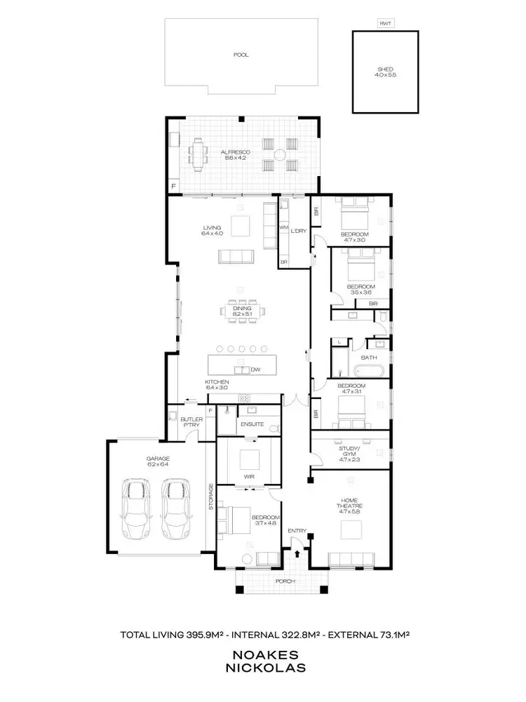 Floorplan of Homely house listing, 12 Lavinia Street, Hove SA 5048