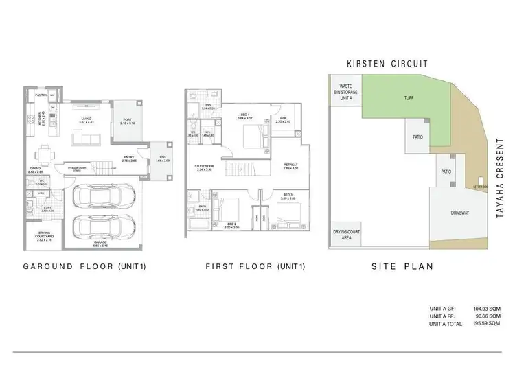 Floorplan of Homely house listing, 1/47 Tayha Crescent, Nirimba QLD 4551