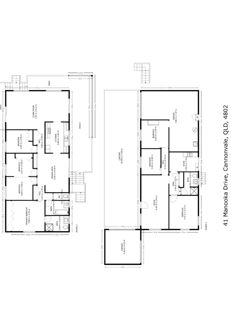Floorplan of Homely house listing, 41 Manooka Drive, Cannonvale QLD 4802
