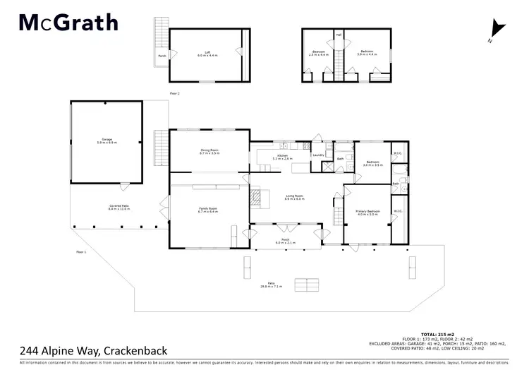Floorplan of Homely rural property listing, 244 Alpine Way, Crackenback NSW 2627