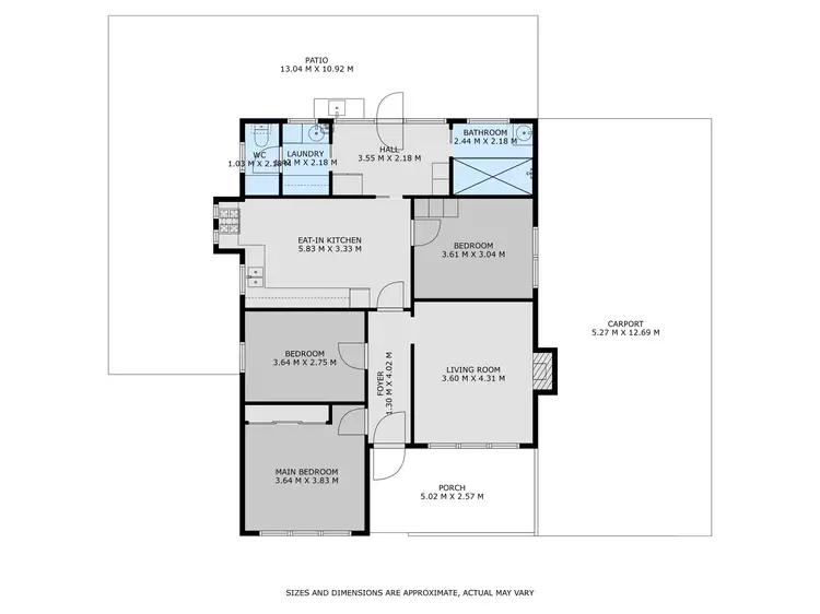Floorplan of Homely house listing, 58 Wallace Street, Holbrook NSW 2644