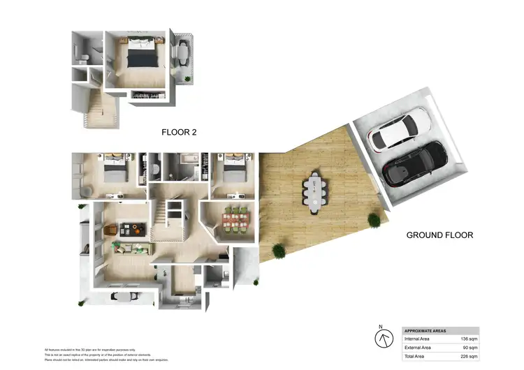 Floorplan of Homely townhouse listing, 1/25 Paterson Road, Bolwarra NSW 2320