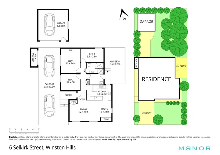 Floorplan of Homely house listing, 6 Selkirk Street, Winston Hills NSW 2153