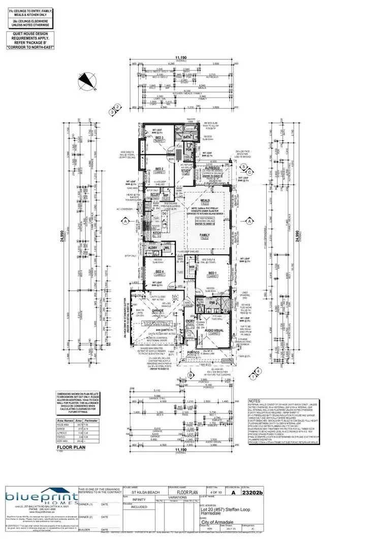 Floorplan of Homely house listing, 57 Steffan Loop, Harrisdale WA 6112