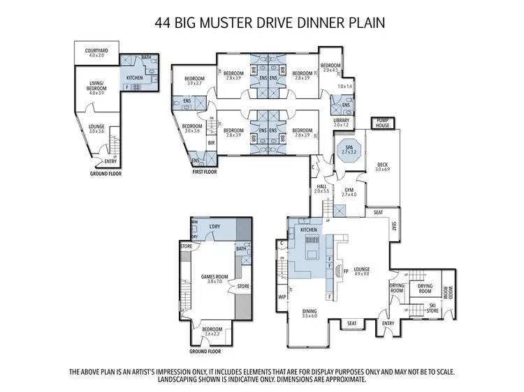 Floorplan of Homely house listing, 44 Big Muster Drive, Dinner Plain VIC 3898
