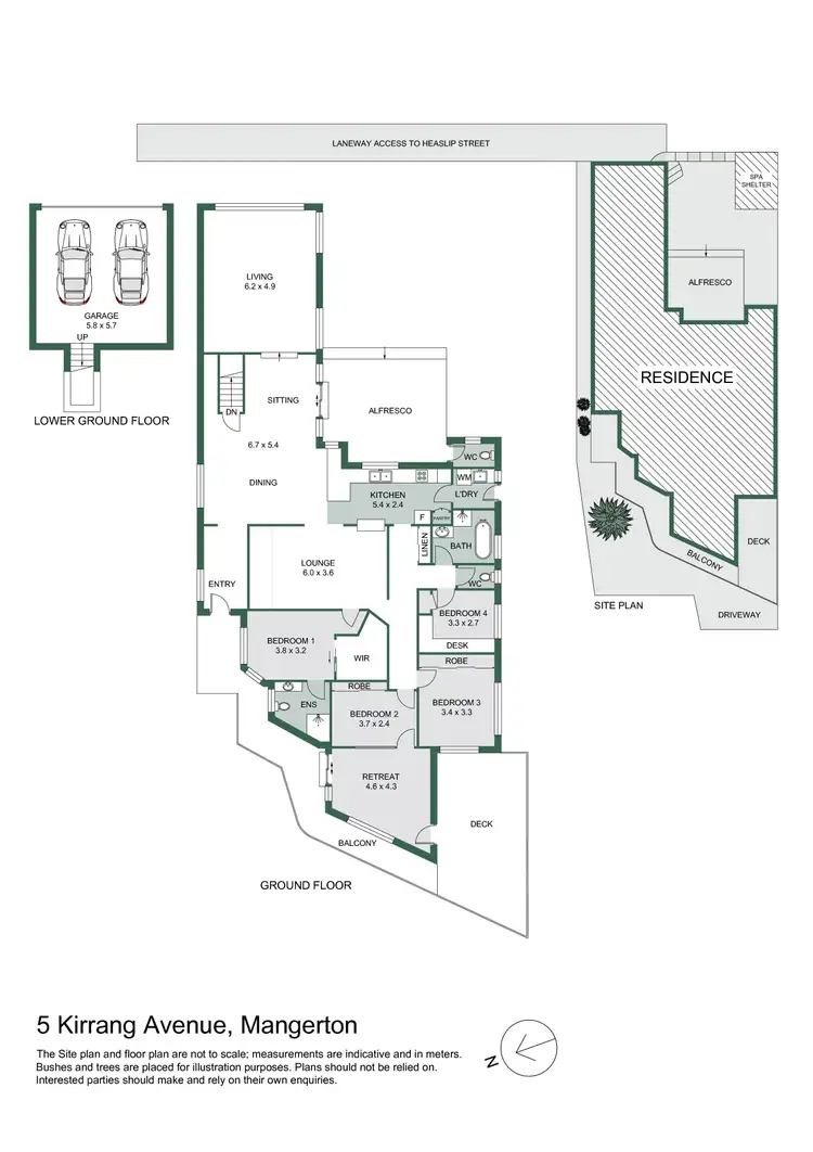 Floorplan of Homely house listing, 5 Kirrang Avenue, Mangerton NSW 2500