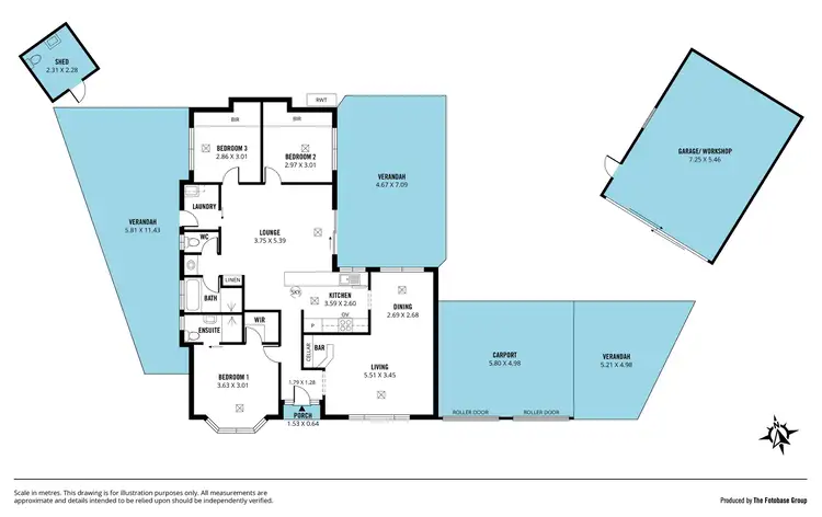 Floorplan of Homely house listing, 5 Coriole Court, Old Reynella SA 5161