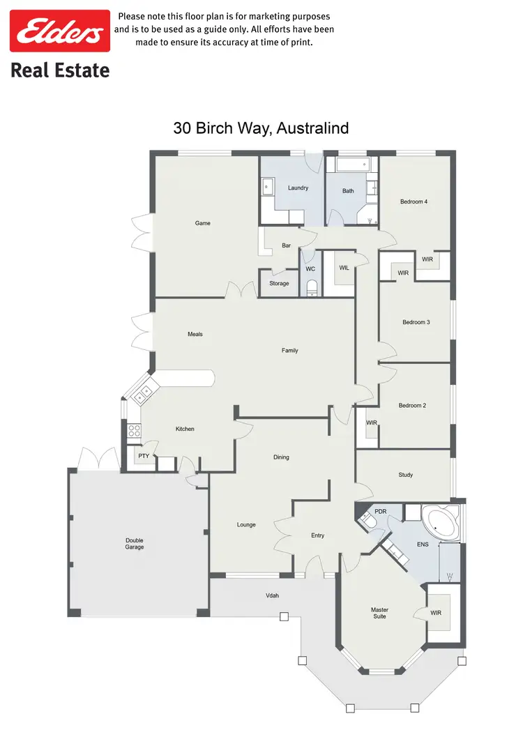 Floorplan of Homely house listing, 30 Birch Way, Australind WA 6233