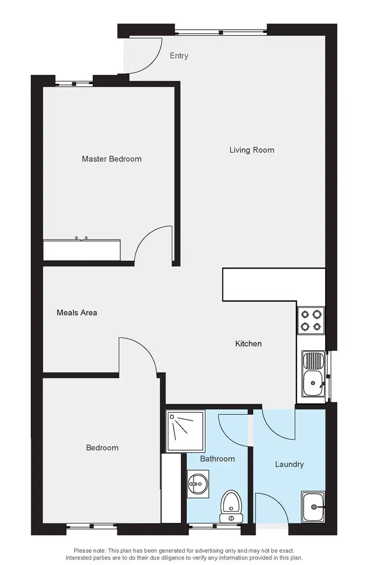 Floorplan of Homely townhouse listing, 4/738 Lavis Street, East Albury NSW 2640