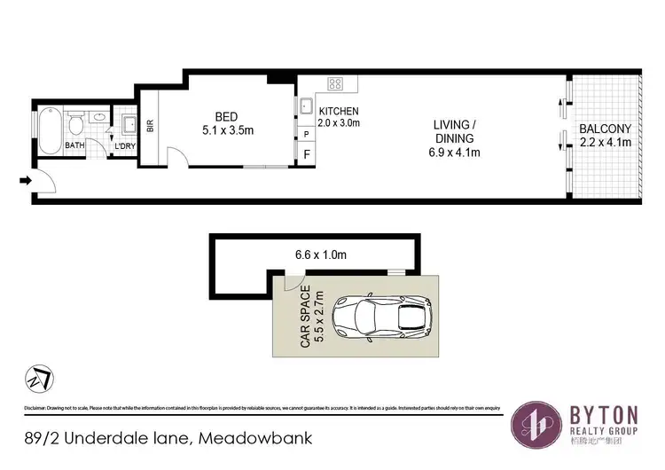 Floorplan of Homely apartment listing, 89/2 Underdale Lane, Meadowbank NSW 2114