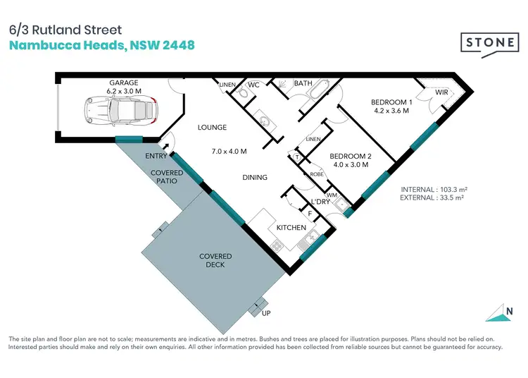 Floorplan of Homely villa listing, 6/3 Rutland Street, Nambucca Heads NSW 2448