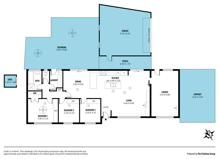 Floorplan of Homely house listing, 27 Easton Road, Happy Valley SA 5159