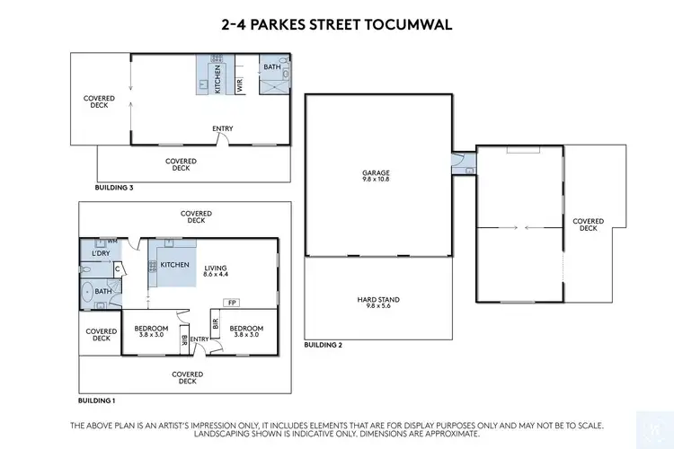 Floorplan of Homely house listing, 2-4 Parkes Street, Tocumwal NSW 2714