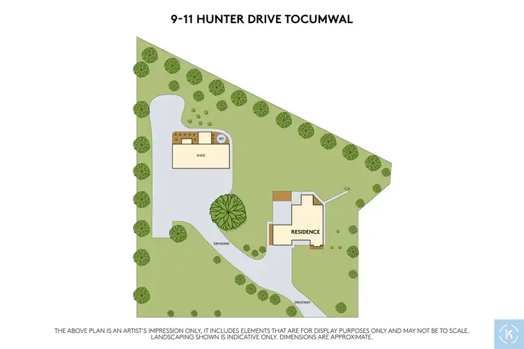 Floorplan of Homely house listing, 9-11 Hunter Drive, Tocumwal NSW 2714