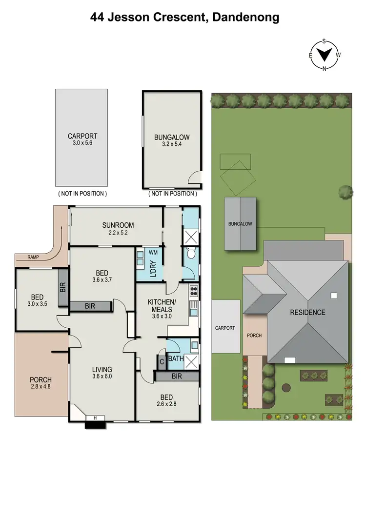 Floorplan of Homely house listing, 44 Jesson Crescent, Dandenong VIC 3175