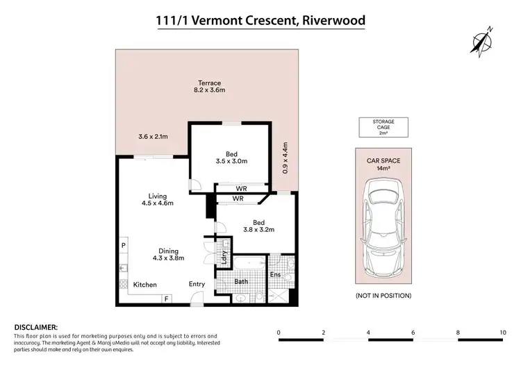 Floorplan of Homely apartment listing, 111/1 Vermont Crescent, Riverwood NSW 2210