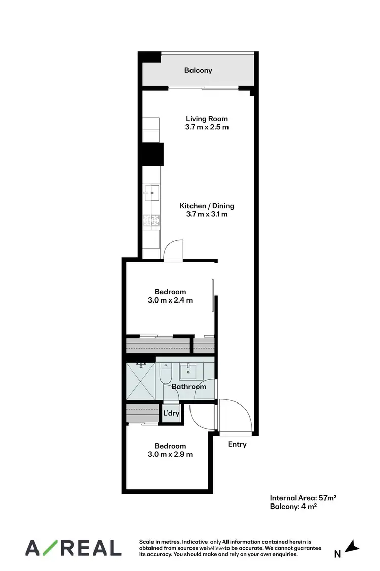 Floorplan of Homely apartment listing, 1817/199 William Street, Melbourne VIC 3000
