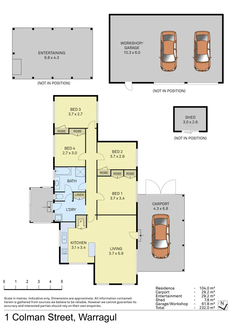 Floorplan of Homely house listing, 1 Colman Street, Warragul VIC 3820