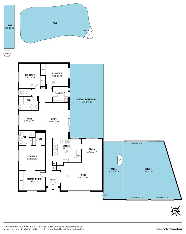 Floorplan of Homely house listing, 20 Antilla Way, Flagstaff Hill SA 5159