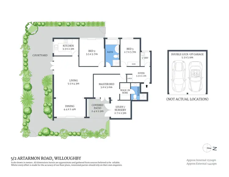 Floorplan of Homely apartment listing, 5/2 Artarmon Road, Willoughby NSW 2068