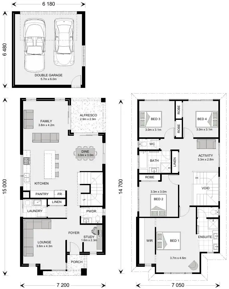 Floorplan of Homely house listing, 366 Commercial Road, Vineyard NSW 2765
