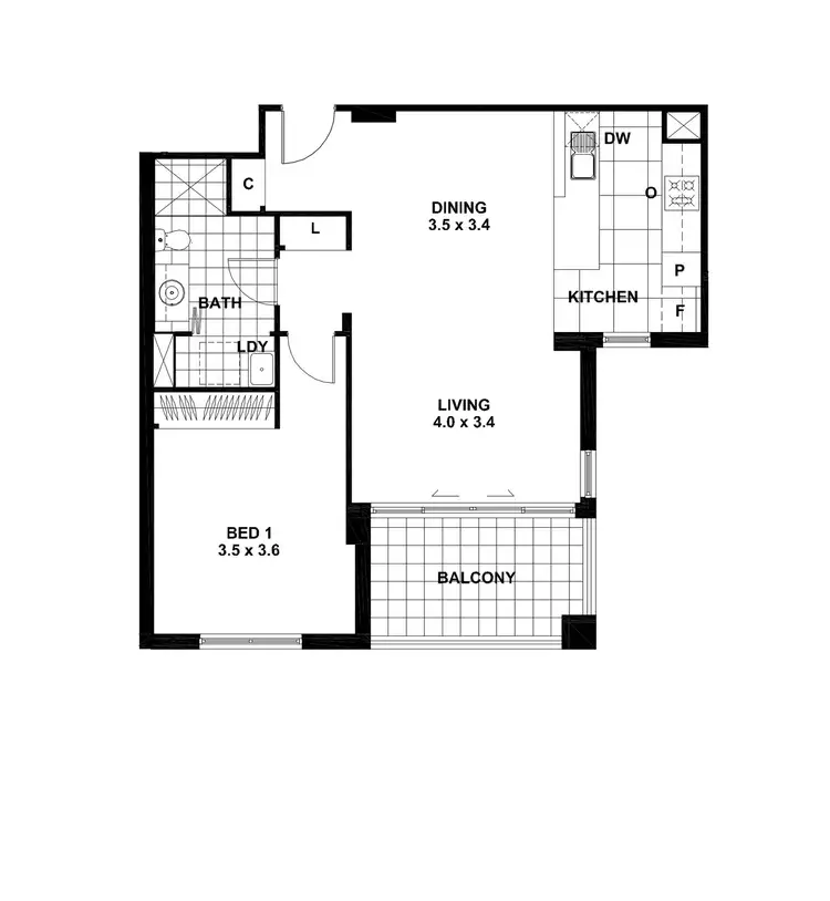 Floorplan of Homely apartment listing, 510/2 Rosewater Circuit, Breakfast Point NSW 2137