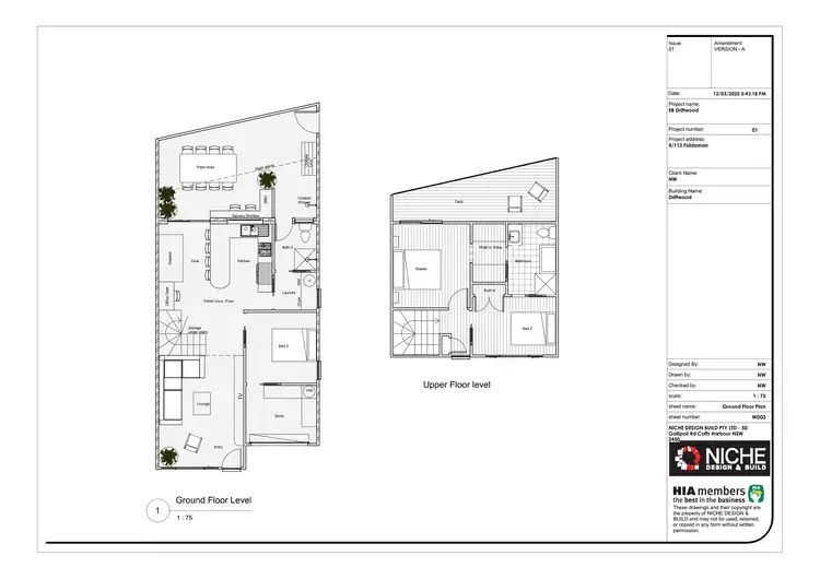Floorplan of Homely townhouse listing, 4/113 Fiddaman Road, Emerald Beach NSW 2456
