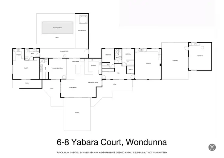 Floorplan of Homely house listing, 6-8 Yabara Court, Wondunna QLD 4655