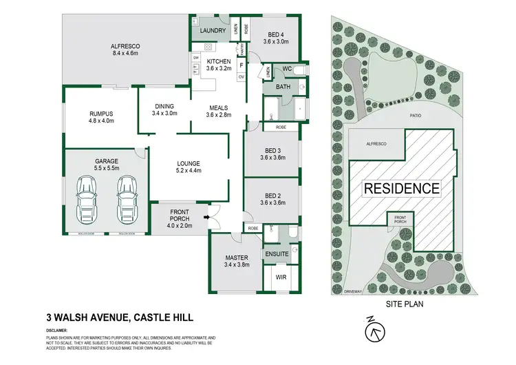 Floorplan of Homely house listing, 3 Walsh Avenue, Castle Hill NSW 2154