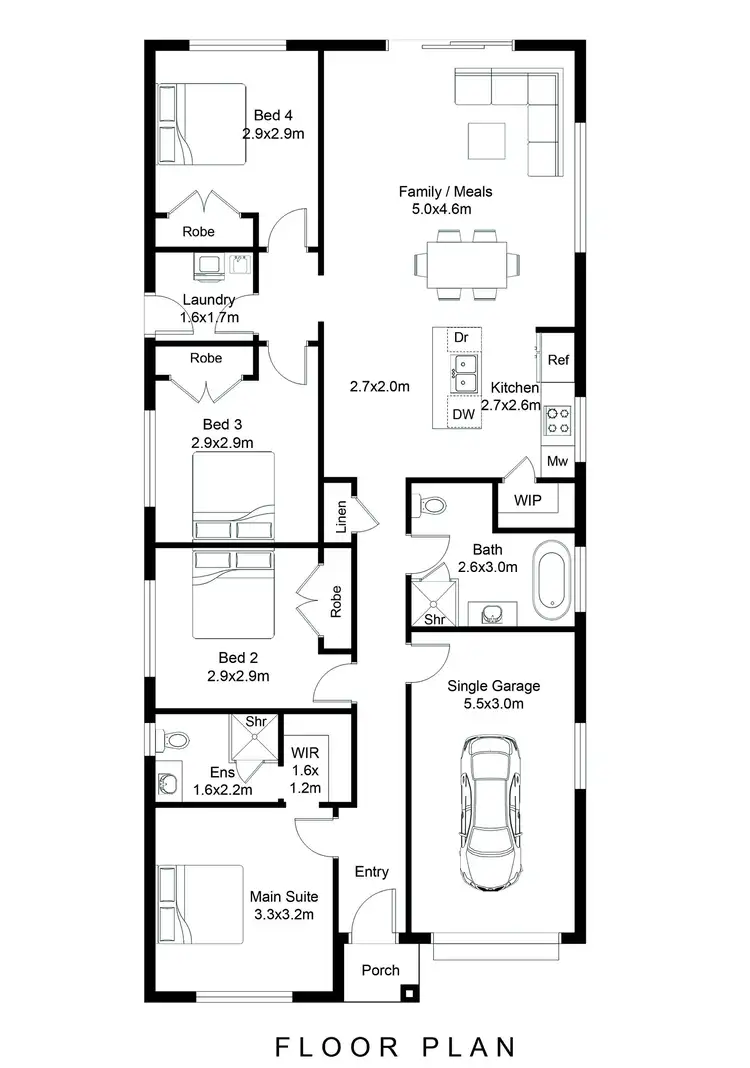 Floorplan of Homely house listing, Address available on request