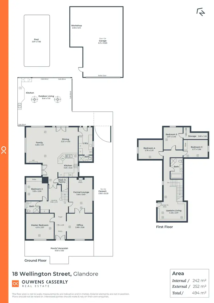 Floorplan of Homely house listing, 18 Wellington Street, Glandore SA 5037