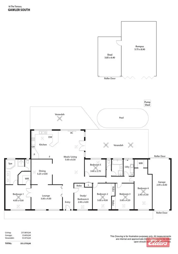 Floorplan of Homely house listing, 18 The Terrace, Gawler South SA 5118