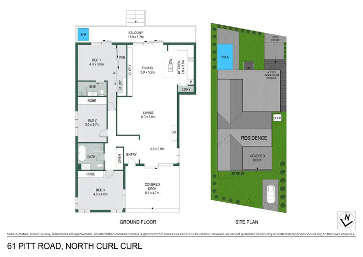 Floorplan of Homely house listing, 61 Pitt Road, North Curl Curl NSW 2099