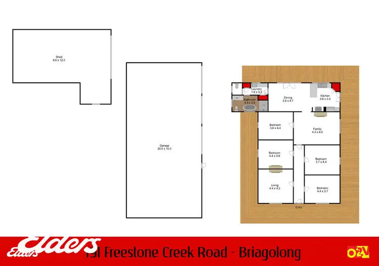 Floorplan of Homely house listing, 191 Freestone Creek Road, Briagolong VIC 3860