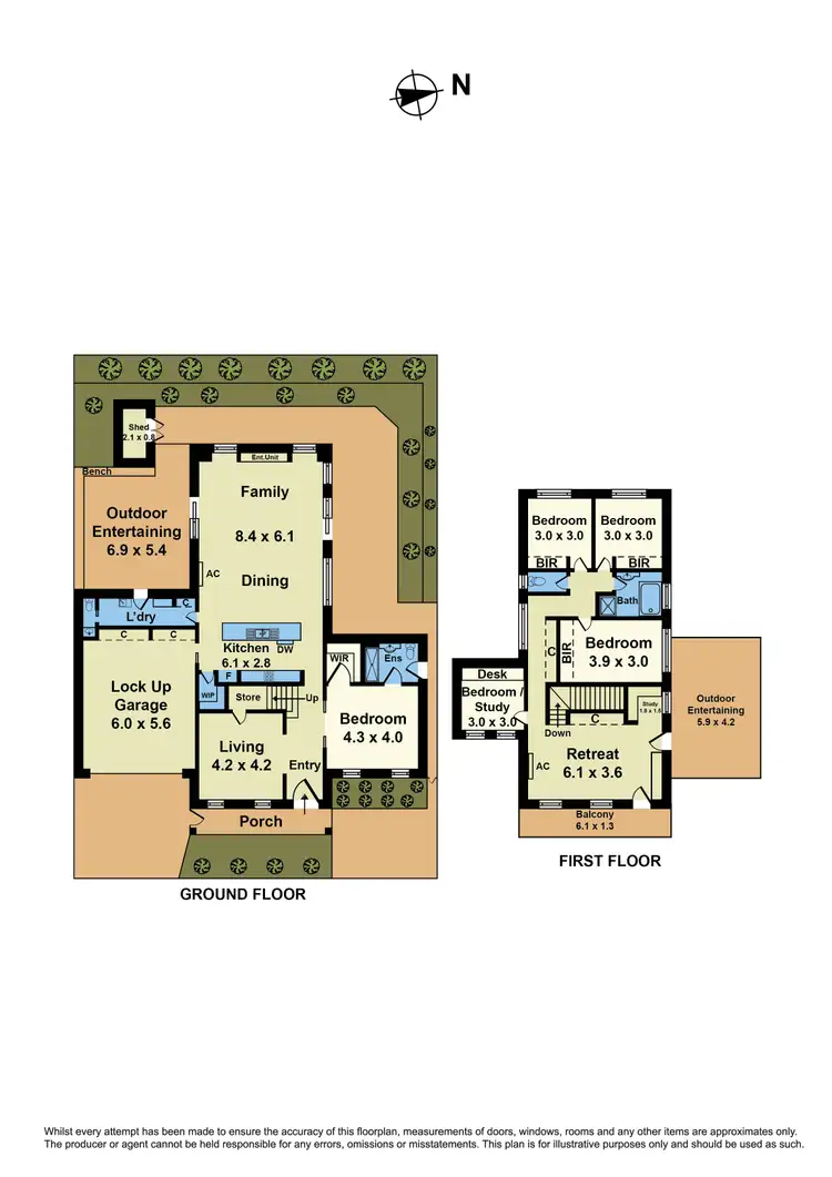 Floorplan of Homely house listing, 10 Redgum Drive, Sunshine North VIC 3020