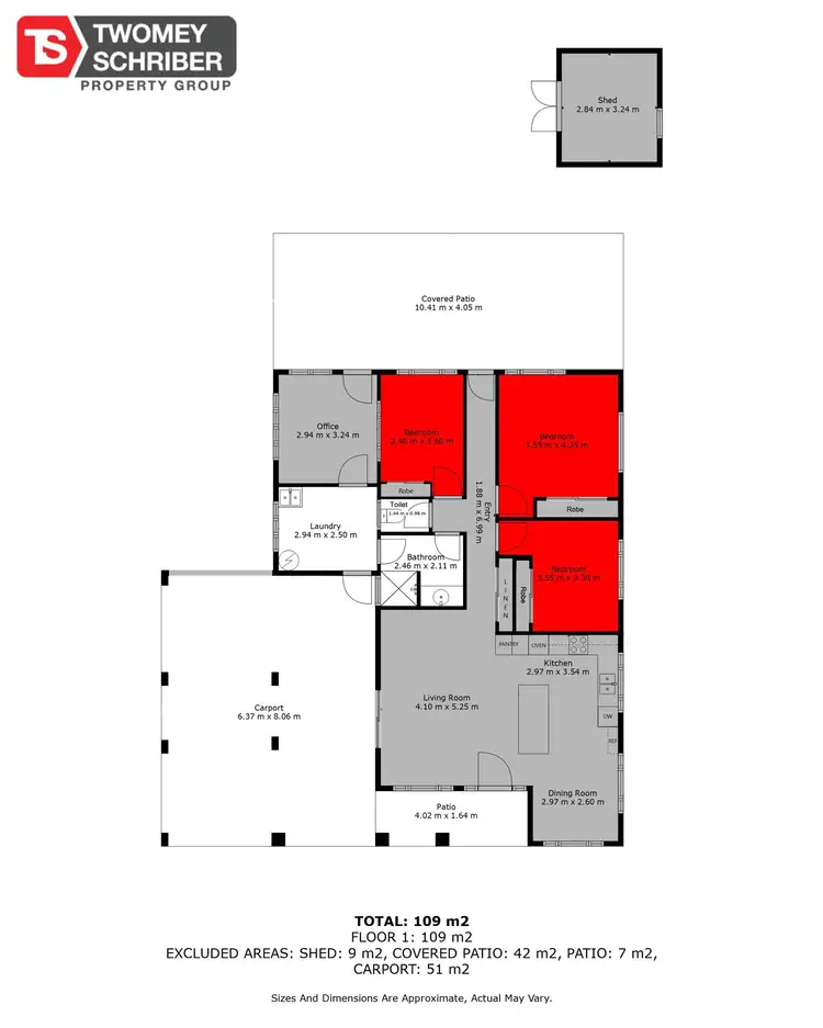 Floorplan of Homely house listing, 16 Primrose Street, Mooroobool QLD 4870