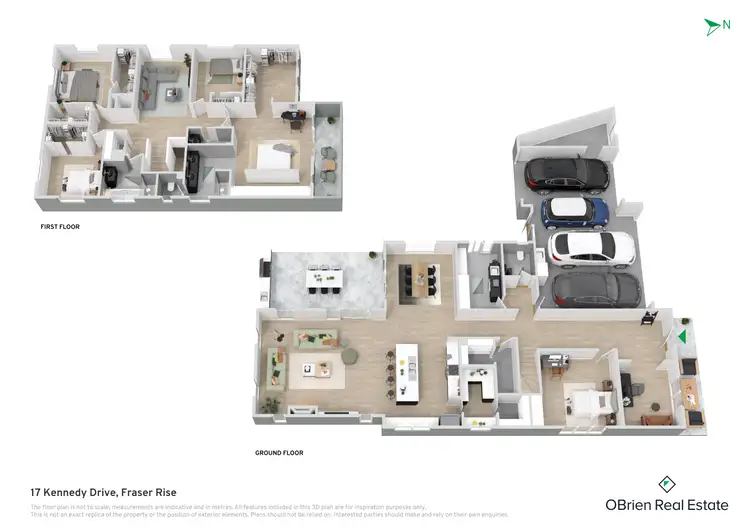 Floorplan of Homely house listing, 17 Kennedy Drive, Fraser Rise VIC 3336