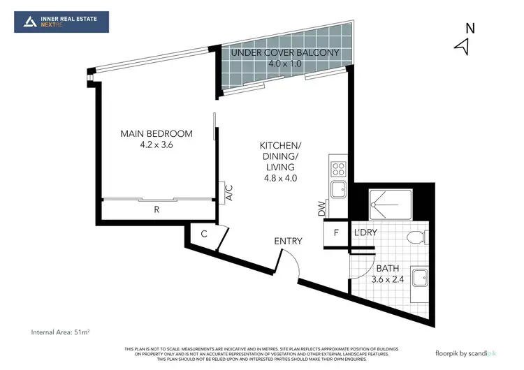 Floorplan of Homely apartment listing, 1210/565 Flinders Street, Melbourne VIC 3000