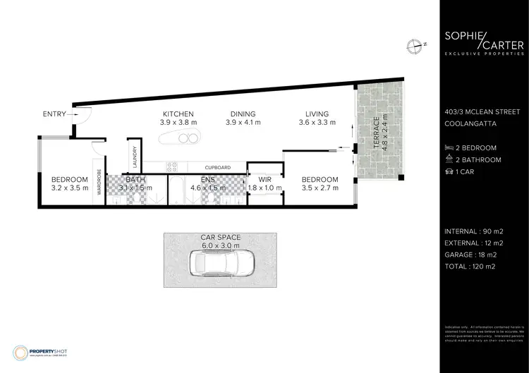 Floorplan of Homely unit listing, 403/3 McLean Street, Coolangatta QLD 4225