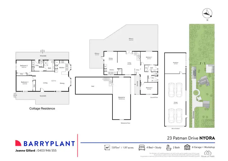 Floorplan of Homely house listing, 23 Patman Drive, Nyora VIC 3987