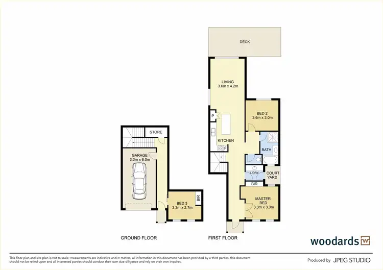 Floorplan of Homely townhouse listing, 1/34 Backhaus Avenue, Sunbury VIC 3429