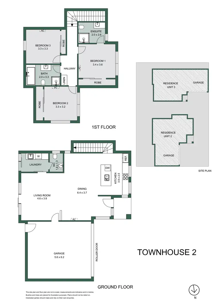 Floorplan of Homely townhouse listing, 2/32 Tonkin Street, Safety Beach VIC 3936
