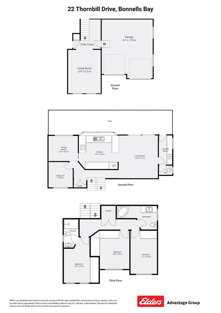 Floorplan of Homely house listing, 22 Thornbill Drive, Bonnells Bay NSW 2264